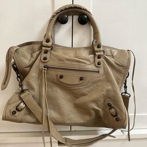 Balenciaga City Bag tan